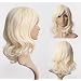 Cosplayland C071 - 45cm hell blond l�ssig Welle mittellang Alltag Show Per�cke