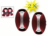 2 Pack- X-Mini MAX II Capsule Speakers Colour RED - Award Winning Speakers for iPod/MP3/MP4/Computer/Laptop/Notebook/Netbook/Audio/Gaming-Devices - Connect Together For Awesome Sound!