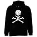 Skull and Cross Bones Hardcore Skull Hoodie Sweatshirt