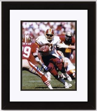 Art Monk Autographed Washington Redskins 8x10 action Photo - Custom Framed