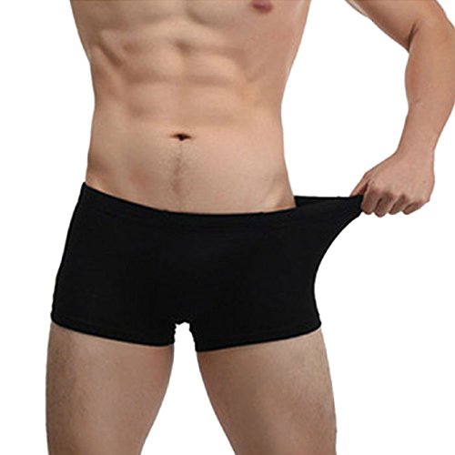 LookatoolÂ® Men's Boxer Briefs Shorts Bulge Pouch Soft Underpants Underwear (XXL, Black)