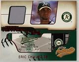 Eric Chavez Oakland Athletics 2002 Fleer Authentix Jersey AuthenTIX #JA-EC Baseball Card