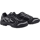 Alpinestars Crew Men's Riding Street Bike Racing Motorcycle Shoes - Black/Silver / Size 7.5