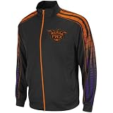 NBA adidas Phoenix Suns Black Vibe Full Zip Track Jacket (Large)