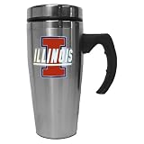 University of Illinois Fighting Illini Travel Coffee Mug Thermos