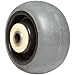EZ Roll WEZ-0420-RGTR 4" Diameter Synthetic Rubber Roller Bearing Excel Wheel, 600 lbs Load Capacity