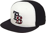 New Era MLB Men's Tampa Bay Rays 2011 Stars And Stripes 59Fifty Cap (White/Navy, 7 7/8)