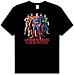Search : Justice League IN LEAGUE Adult Black Superhero T-shirt Tee Shirt