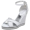 GUESS Women's Techno 2 Band Logo Wedge