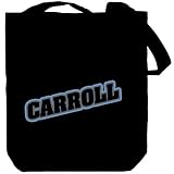 Carroll Prénoms Masculins Sac Cabas (Noir, Toile, Unisexe)