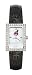 Cleveland Indians Ladies Allure Watch Black Leather Strap