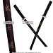 2 Pcs Wakizashi Wooden Bokken Practice Samurai Sword