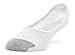 Galiva Men's Cotton Lightweight No Show Liner Socks - 3 Pairs, Medium, White