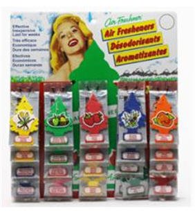 Traditional Little Trees Air Freshener, Assorted flavors, PACK OF 60