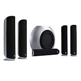 KEF KHT5005II 5.1 Subwoofer/Satellite System (Silver)