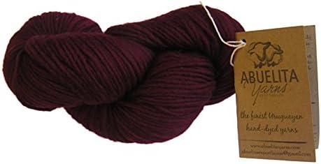 Abuelita Merino Wool Worsted Deep Red Yarn