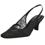 J.Renee Women's Cannes Slingback Pump,Black,9.5 M