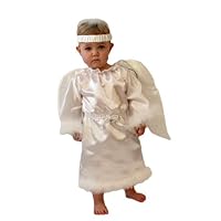 Mullins Square Angel Baby Costume, White - 6-18 Months