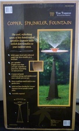 Tom Torrens Sculpture Desing Copper Sprinkler Fountain