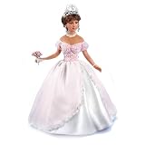 La Quinceanera Porcelain Doll With Personalized Crystal Birthstone