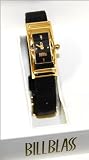 BILL BLASS WOMEN'S CLASSY BLACK LEATHER WATCH