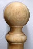 2 inch Unfinished Hardwood Ball Finial 1/pack [CAPITOL CITY LUMBER]