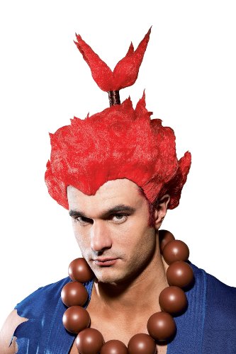 Street Fighter Adult Akuma Wig