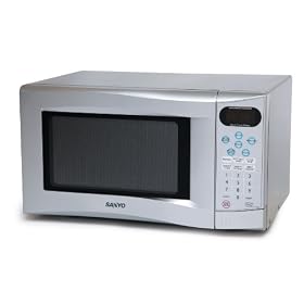 Sanyo EM-S355AS 23 litre 900 watt Touch Control Solo Microwave Oven, Silver