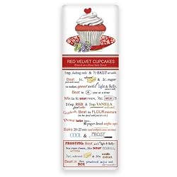 Red Velvet Valentine's Cupcake Recipe Towel