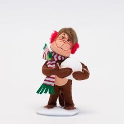 6" Shimmermint Monkey By Annalee