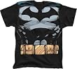 The Dark Knight Batman Costume Black Mens T-shirt