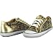 Coach Barrett Poppy Black Plaid Gold Graffiti Sneaker Tennis Shoes 8.5 Womens