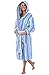 Del Rossa Women's 14 oz Fleece Hooded Bathrobe Robe