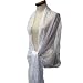 White Vintage Styled Lace Knit Shawl Wrap