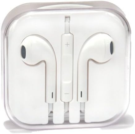 Zenotech Earpods High quality sound New Design Stereo Earphones Earbuds with Microphone for iPhone 6, 6 plus, 5,5s,5c iPads, iPods nano competible CWA (White)