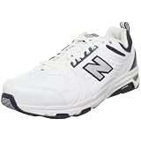 New Balance Men's MX856 Training Shoe,White/Navy,11 2E US