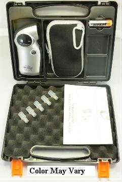 AlcoMate Prestige (AL6000) Breathalyzer detects blood alcohol concentration for personal or business