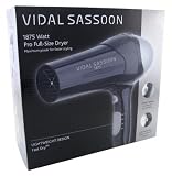 Vidal Sassoon Pro-Full Lightweight Design Dryer 1875 Watt