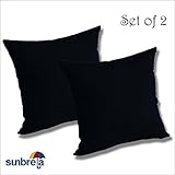 SET OF 2 Sunbrella Outdoor/Indoor THROW PILLOWS by Comfort Classics
