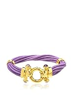 Bellavita Pulsera  plata de ley 925 milésimas bañada en oro