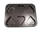 Dr. Oetker 2497 Herz-Backblech 6-er Set