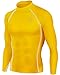 JustOneStyle New 067 Skin Tight Compression Base Layer Yellow Running Shirt Mens S - 2XL