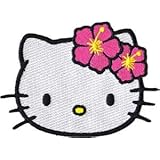 Sanrio Hello Kitty Iron On Patch - Head Cat Applique