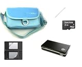 Stormgadgets Nintendo Dsi Accessory Pack Including Blue Bag Carry Case With Detachable Strap Black Metal Protective Case Screen Protector Replacement Spare Stylus Pen And 2gb Mico Sd Memory Card