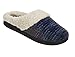 Dearfoams Women's Knit Dye Clog Memory Foam Slipper