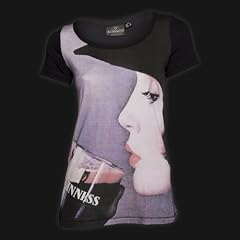 Guinness Full Picture Lady Drinking Ladies Tee