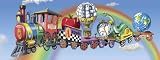 Alphabet Train Wall Mural