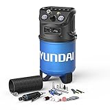Hyundai HHC3GCK 3 Gal. Vertical Style Electric Air Compressor with Die Grinder and Blow Gun Kit, Min