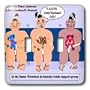 Londons Times Funny Medicine Cartoons - Sumo Wrestlers In Identity Crisis - Light Switch Covers - double toggle switch