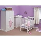 Saplings City Collection Nursery Furniture Set 7 White